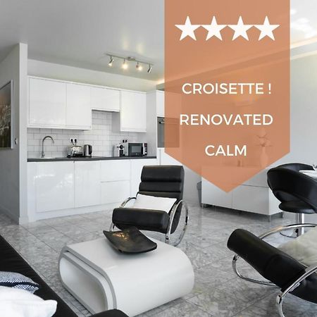 2-Bedroom Apartment Pointe Croisette Peaceful Walk To The Beach Канны Экстерьер фото