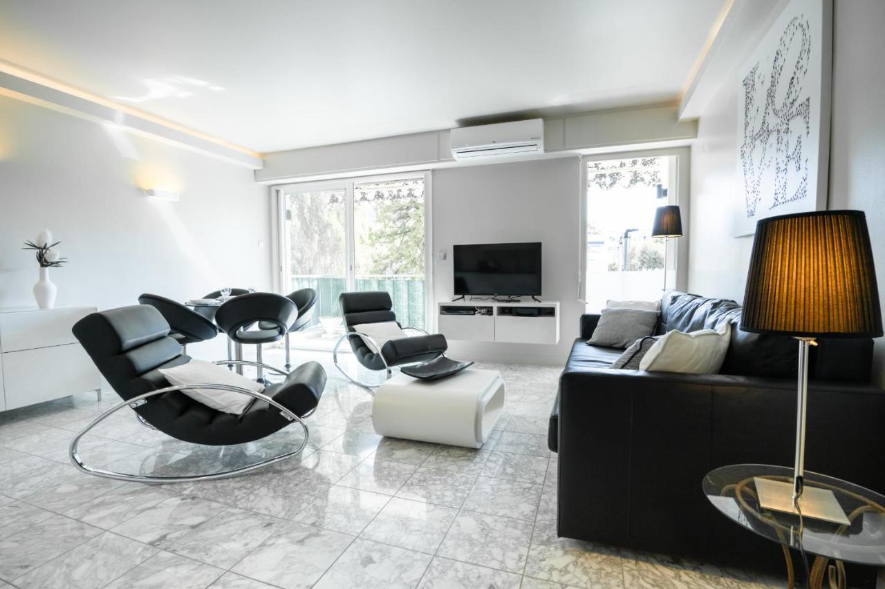 2-Bedroom Apartment Pointe Croisette Peaceful Walk To The Beach Канны Экстерьер фото